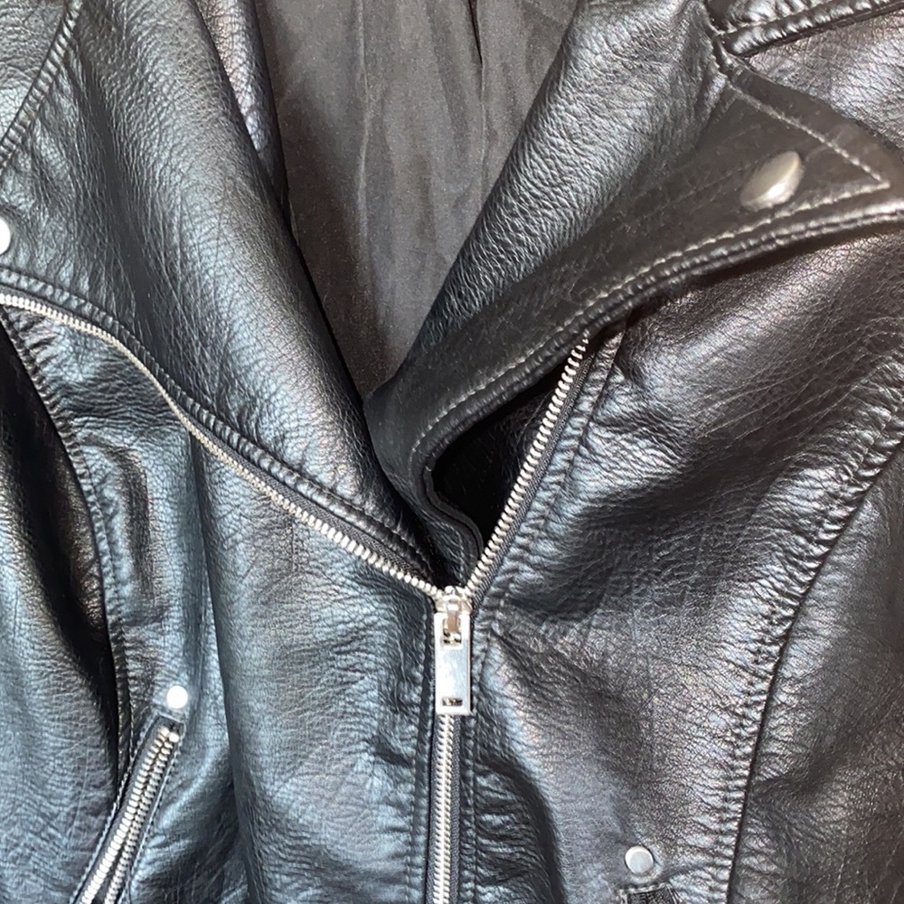 H&M faux leather jacket